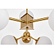 Люстра на штанге Lumina Deco Zodiak LDP 160-12 MD+WT