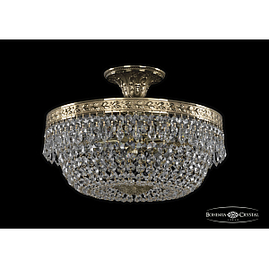 Люстра на штанге Bohemia Ivele Crystal 19011/35IV G