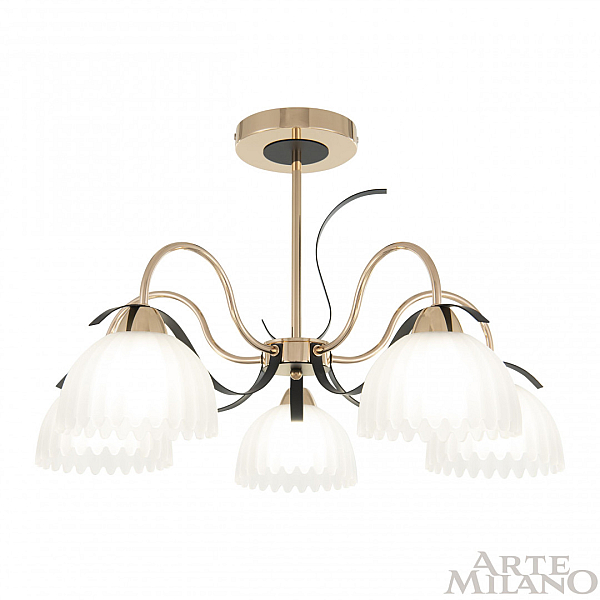 Люстра на штанге Arte Milano Napoli 327306/5 FG+BK