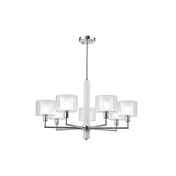 Подвесная люстра Crystal Lux Maestro SP-PL7 Chrome