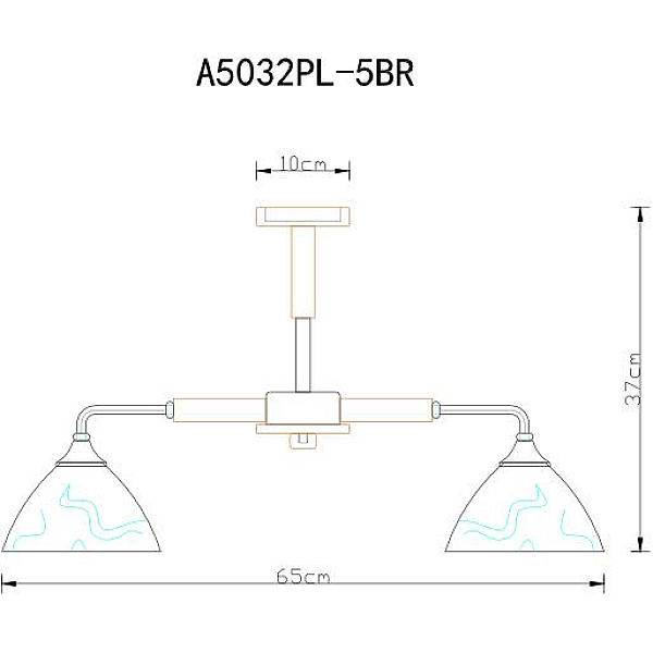 Потолочная люстра Arte Lamp Matthew A5032PL-5BR