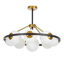 Подвесная люстра Lumina Deco Donzano LDP 8034-9 BK+WT