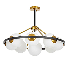 Подвесная люстра Lumina Deco Donzano LDP 8034-9 BK+WT