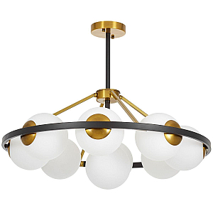 Подвесная люстра Lumina Deco Donzano LDP 8034-9 BK+WT