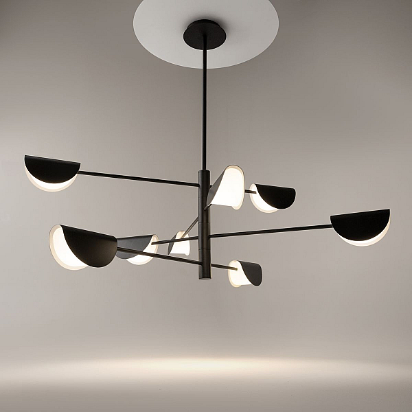 Подвесная люстра Maytoni Technical Mollis MOD126PL-08B