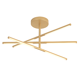 Люстра на штанге Crystal Lux LARGO PL32W D730 GOLD