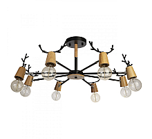 Люстра на штанге Loft IT Sven 10024/8 Black