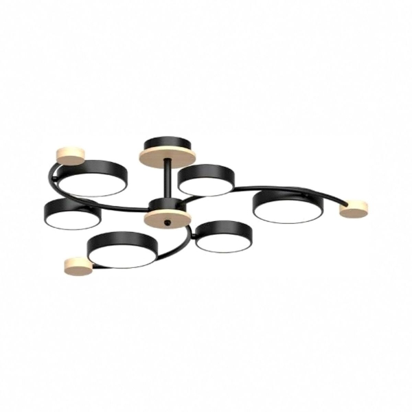 Люстра на штанге LED4U L3207-840 BK Люстра на штанге LED4U L3207-840 BK