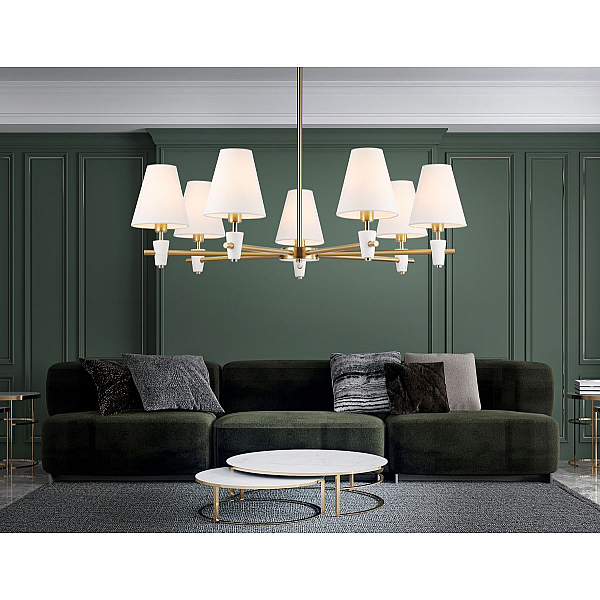 Люстра на штанге Ambrella Light High Light Ceramo Classic LH75045