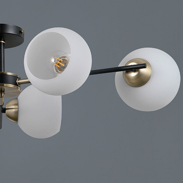 Потолочный светильник ILLUMICO IL0469-6CSQ-24 BK AB LIBRA