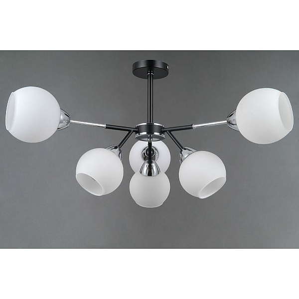 Люстра Illumico IL0715-6CSQ-24 BK CR LIBRA