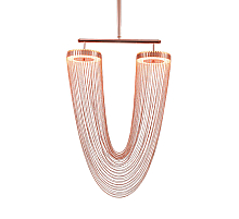 Люстра на штанге Delight Collection Otero 8608P copper