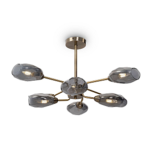 Люстра на штанге Freya Ashy FR5327CL-08BZ