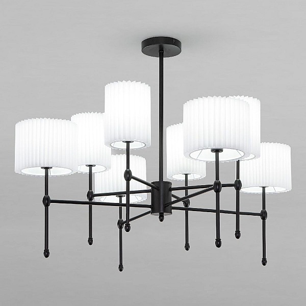 Люстра на штанге Eurosvet Notturno 60162/8 черный Smart a065663