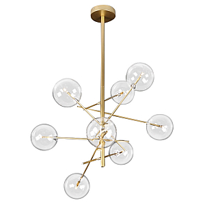 Люстра на штанге DeLight Collection Globe Mobile 9307P-8A gold