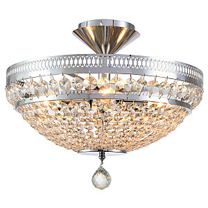 Люстра на штанге Natali Kovaltseva BAROCCO 81405/4C CHROME