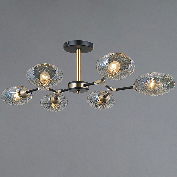 Светильник потолочный Illumico IL0272-6CSQ-25 BK AB TRENTO