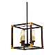 Подвесная люстра Lumina Deco Waldorf LDP 1140-4 BK+MD