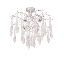 Потолочная люстра Crystal Lux REINA PL5 D600 SILVER PATINA