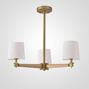 Люстра на штанге ImperiumLoft Stavra Jorgenson White/Light Wood 203578-26