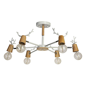 Люстра на штанге Loft IT Sven 10024/6 White