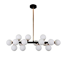 Подвесная люстра Lumina Deco Marsiada LDP 6033-16 BK+GD