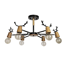 Люстра на штанге Loft IT Sven 10024/6 Black