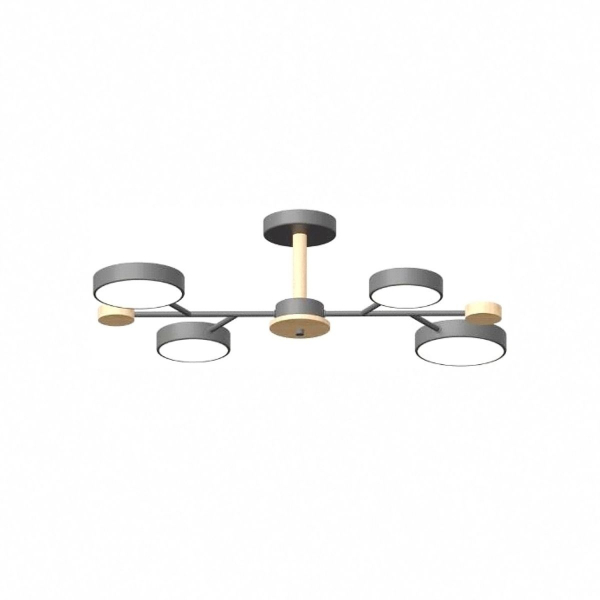 Люстра на штанге LED4U L3213-670 GR Люстра на штанге LED4U L3213-670 GR