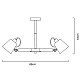 Потолочная люстра Arte Lamp A7141PL-3WH