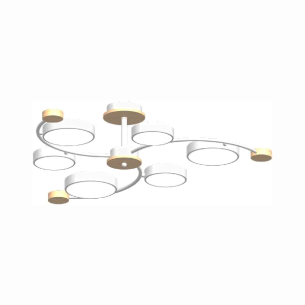 Люстра на штанге LED4U L3207-840 WH Люстра на штанге LED4U L3207-840 WH