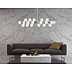 Подвесная люстра Lumina Deco Marsiada LDP 6033-24 BK+GD