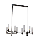 Люстра на штанге AM Group INDIGO SPL8 PEARL BLACK