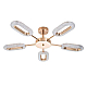 Потолочная светодиодная люстра Arte Lamp Ovale A2489PL-5GO