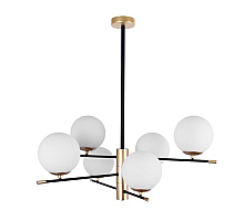 Люстра на штанге Arte Lamp Arkab A2225LM-6BK