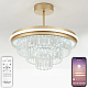Люстра на штанге Natali Kovaltseva Crystal LED LAMPS 81115/3C