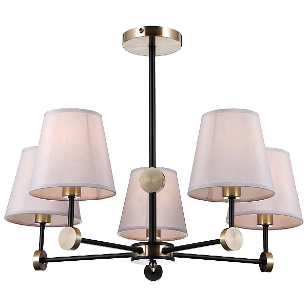 Люстра Illumico IL0394-5CSQ-24 BK AB CASTOR