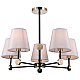 Люстра Illumico IL0394-5CSQ-24 BK AB CASTOR