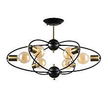 Люстра на штанге ARTE Lamp A1963PL-6BK