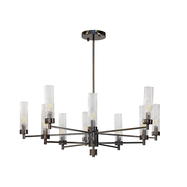 Люстра на штанге AM Group INDIGO SP10 PEARL BLACK