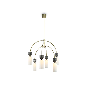 Люстра на штанге Ambrella Light High Light Ceramo Modern LH53333