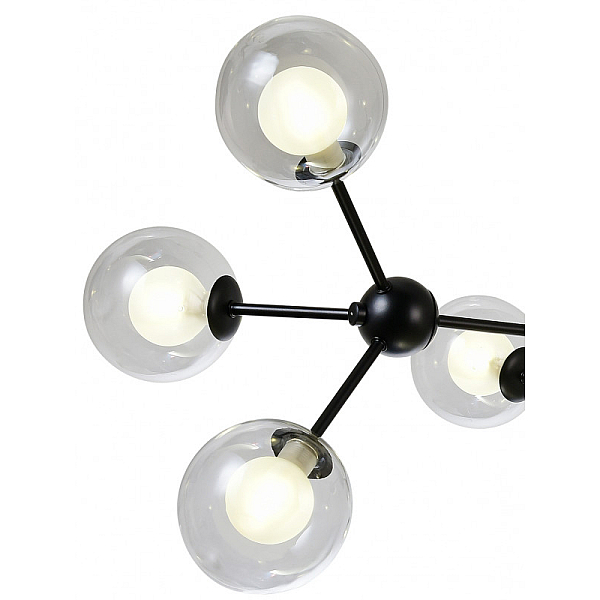 Люстра на штанге Natali Kovaltseva VENTI 81422/8C BLACK