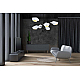 Подвесная люстра Lumina Deco Romina LDP 6037-6 WT+BK