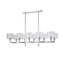 Люстра на штанге Crystal Lux MAESTRO SP-PL10 L1100 CHROME