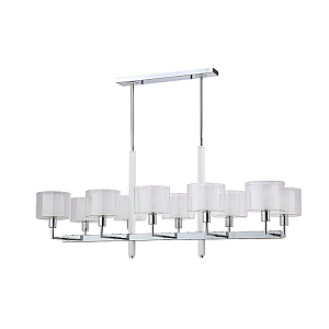 Люстра на штанге Crystal Lux MAESTRO SP-PL10 L1100 CHROME