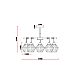 Потолочная люстра MyFar Bella MR1771-5C