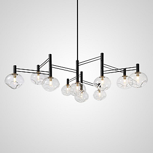 Люстра на штанге  ImperiumLoft Temper L10 Black 229048-26