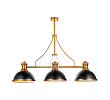 Подвесная люстра Lumina Deco Ettore LDP 710-3 BK+MD