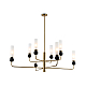 Люстра на штанге Ambrella Light High Light Ceramo Modern LH53264
