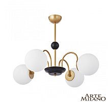 Люстра на штанге Arte Milano Napoli 312066/D700/4 BS/BK