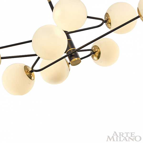Люстра на штанге Arte Milano 272708/9 BK/GD